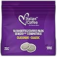 Italian Coffee - Cialde Classico - Compatibili con Senseo - 90 Cialde (5 Confezioni x 18 cialde)