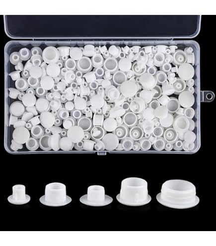 Design61 Lot De 20 Capuchons De Protection Hexagonaux Ronds M12 X