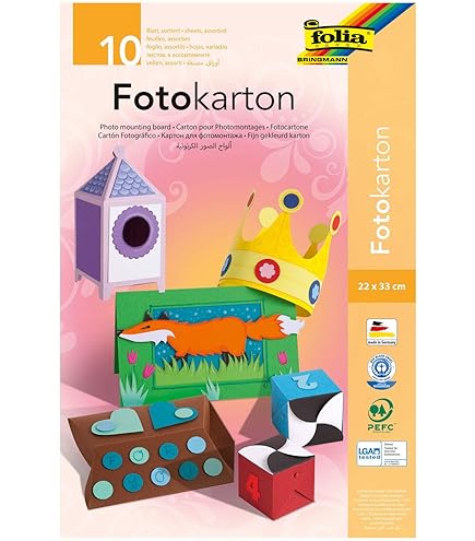 Gekleurd hobby karton - 100 vellen