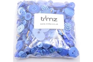 Trimz Assorted Shapes & Sized Buttons 250g