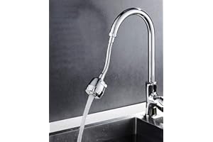 Styxon /Sink Faucet Sprayer Attachment 360 Rotatable Kitchen Tap Head Replacement,Anti-Splash Faucet Nozzle Head With Hose An