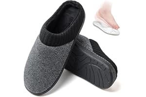 TTW Pantofole Uomo Invernali Memory Foam Calde e Comode Grigio Nero Marrone Blu Taglie 40-47