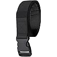 WedDecor Nylon Webbing Military-Style Canvas Belt with Quick-Release Plastic Buckle, Combat Webbing Tactical Belt for Outdoor Sports