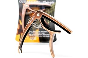 Adagio Pro DELUXE CAPO Suitable For Acoustic & Electric Guitars With Quick Release And Peg Puller In Bronze RRP £10.99