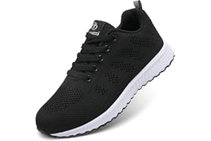 ANBIWANGLUO Scarpe da Corsa Sportive da Donna Sneaker Traspirante con Cuscino d'Aria Moda Sport Palestra Jogging Tennis Scarpe da Ginnastica Fitness