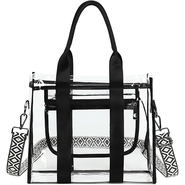 Buy MICOM Large Clear Bag PVC Transparent Shoulder Handbag with