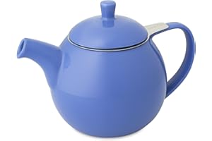 FORLIFE Curve 24oz Teapot with Infuser, Blue