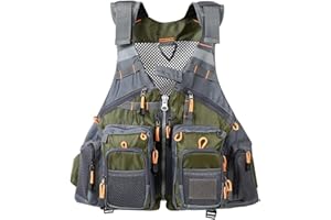 AFR&RF Outdoor Reflective Life Vest Survival Backpack Safety Jacket Multi Pockets Fishing Photography Vest Waterproof Life Jacket