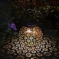 Solarlaterne für außen, Solar Laternen IP65 Wasserdichte für außen Garten, Dekorative Solarlampe Hangend Solarleuchten…