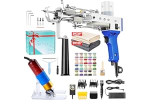 BESGEER Rug Tufting Gun Starter Kit with Carpet Trimmer, Easy-to-Use Rug Making Kit - 2 in 1 Cut & Loop Pile Tuft Gun for Adults, Carpet Maker Machine for Beginner