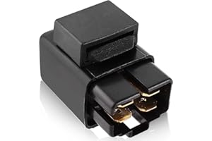 QAZAKY Starter Relay Solenoid for Yamaha Badger Big Wheel Big Bear Tracker Bruin Breeze CE50 Champ Grizzly 80 100 125 200 250 350 400 450 600 YFM80 YFM100 YFM125 YFM250 YFM350 YFM400 YFM450 YFM600