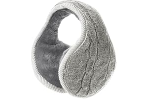 Jywmsc Strick Ohrenschützer für Den Winter Unisex Ohrenschützer für Männer und Frauen Faltbare Winteraccessoires