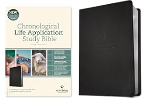 NLT Chronological Life Application Study Bible, Second Edition (Leatherlike, Ebony Leaf): New Living Translation, Chronological Life Application ... ... Full-Color, Cultural Background