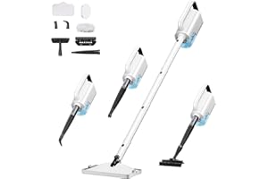 ORABUTH Multi Balai Vapeur Nettoyeur Multifonctions, Aspirateur Vapeur 1500W, Élimine 99.9% des Virus et des Bactéries, Manche télescopique extensible, Émission maximale de vapeur