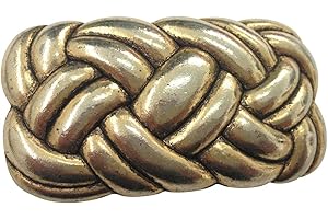 Brazil Lederwaren Gürtelschnalle Knoten 2,5cm | Buckle Wechselschließe Gürtelschließe 25mm Massiv | Für Wechselgürtel bis zu 2.5cm Breite