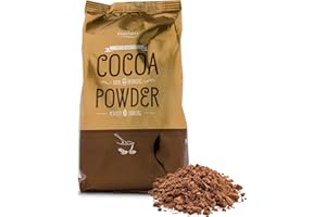 Freshers Reduced Fat Cocoa Powder 500g | Delicious Flavour, Lower Fat Cacao | Vegan for Hot Chocolate, Baking and Desserts | Unsweetened | GMO Free
