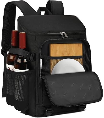Mochila De Picnic Para 4 Personas CampFeuer - 32 Piezas, Compartimento Térmico, Manta Incluida