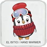 BERELİ PENGUEN CEP SOBASI,EL ISITICI,SICAK SU TORBASI PVC 10x9,5cm