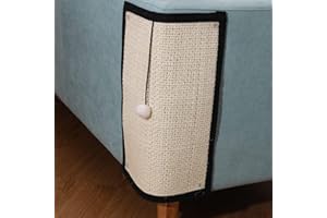 XINCHI Alfombrilla para rascar gatos, sisal, cartón rascador de pared, protección contra arañazos, sofá, tabla de rascar esquina, rascador, garras de gatos, muebles para gatos, cartón para casa