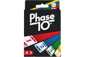 MATTEL GAMES Mattel Game PHASE 10 jeu de société et de cartes, version allemande, FPW38
