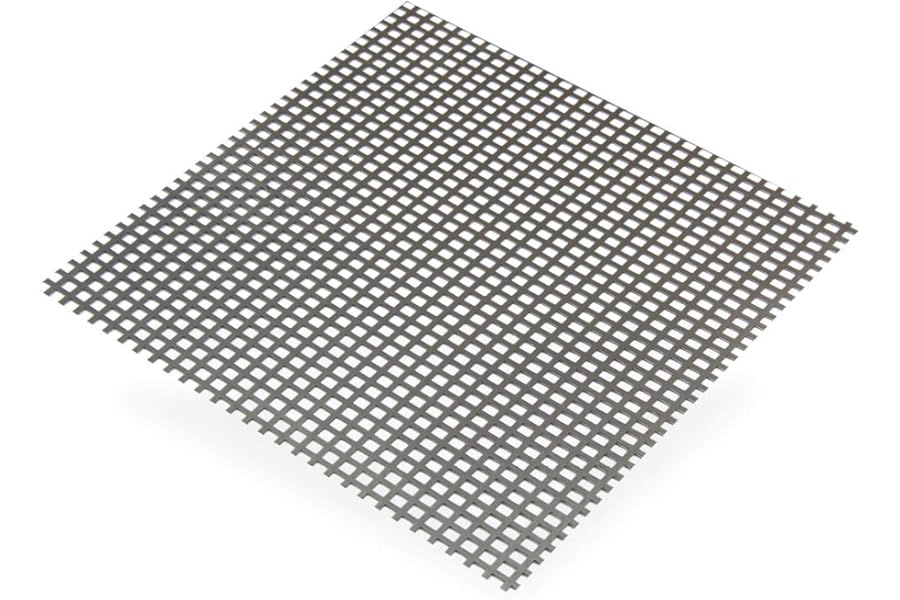 CQFD Perforated Aluminium Sheet 1mm Thick Square 500 x 250 mm