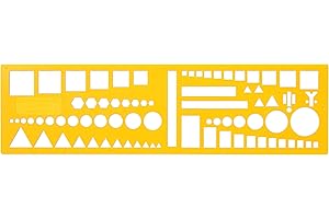 GRAPHOPLEX STANDARDGRAPH Gabarit OTAN Orange Transparent