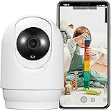 ISSELEC Security Camera 1080P Wifi Baby Monitor Smart Camera Indoor, Night Vision, Motion Detection, Two-Way Audio, Cloud Ser
