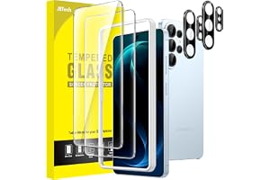 JETech Skärmskydd för Samsung Galaxy S26 Ultra, 2+2-Pack | med Kameralinsfolie, HD Klart Härdat Glas, Fingeravtryck ID Kompat