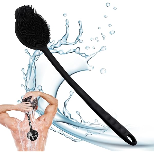 Silikon Haarbürste / Kopfhaut-Massagebürste – Weich, Für Dusche, Peeling Und Durchblutung