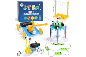 ADUSRIZ Experimente Technik Bausatz für Kinder ab 8 9 10 11 12, Wissenschaft Kinder Baukasten, Elektronik Baukasten für Kinder, Experimentierkasten für Kinder Spielzeug Geschenke ab 8-14 Jahre Jungen