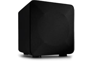 Audioengine S6 210W kompakt, Driven Mini-subwoofer – kraftfull Bas i ETT litet paket – Perfekt för stationära datorer, lägenheter, kontor Och speluppsättningar
