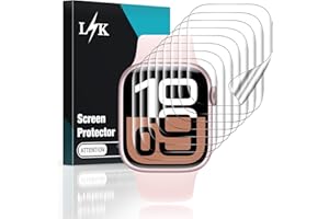 L K LϟK 8 Pack for Apple Watch Series 11/10 Screen Protector 42mm, Self-Healing TPU Screen Protector, Anti Scratch 0 Bubble, HD Touch Sensitive, Upgrade Flexible Film for iWatch S11/10 42mm