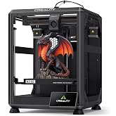 Creality K2 SE Desktop Compact 3D Printer, Multicolor Printing with CFS, 500mm/s, Auto Leveling, Vibration Control, Size: 220