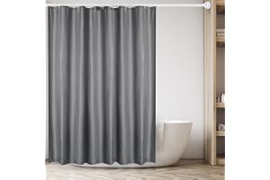 Lkw Ogechi 200/220/240 cm duschdraperier polyester vattentät tvättbar, duschdraperi slitstarka tyger med tunga, badrumsdraper