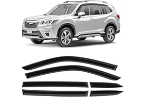 Clim Art Adesivo Deflettori antiturbo Compatibile con Subaru Forester 2018-2024 V SK - Accessori auto - Deflettori finestrini - Deflettore aria auto - Protezione meteo - Facilità di installazione -6Pz