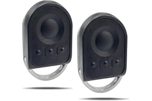 ZANPIERO Lot de 2 émetteurs portatifs compatibles pour ouvre-porte de garage 433,42 MHz 4 canaux compatible avec télécommande 1841064 Kgo 4, Ktis NS 2/4, Ktis 2/4