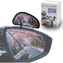 Rétroviseur Angle Mort Voiture 2 En 1 - Miroir Auxiliaire 360° Réglable Universel Pour SUV, Camion