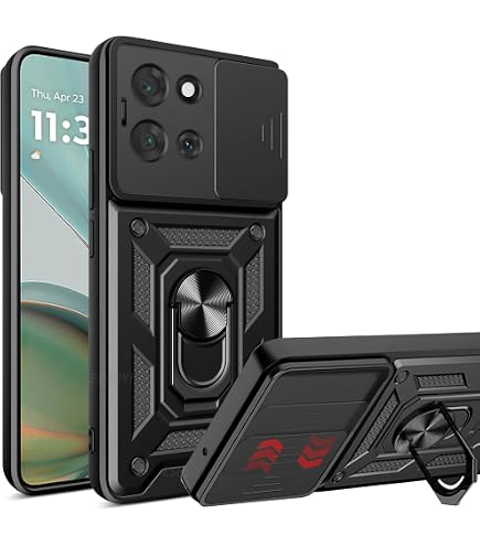 Robuste Handyhülle Mit Schutzfolie Für Motorola Moto G75 – 360° Schutz Mit Kartenfach & Ständer