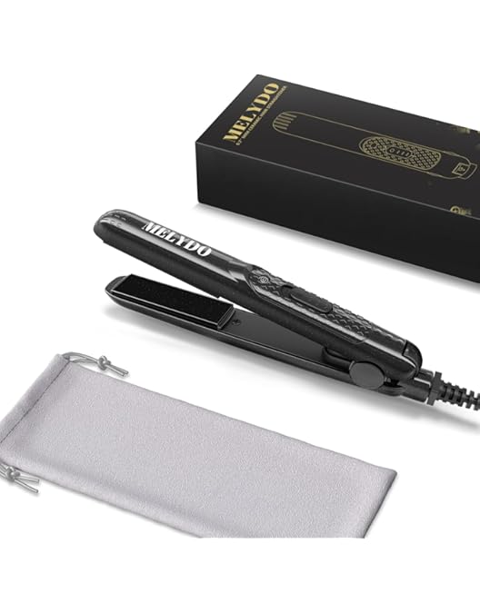 Pencil Flat Iron For Short Hair Mini Hair Straightener Titanium Ceramic Beard Hair Small Flat - View #9