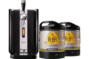 Tireuse à Bière PerfectDraft et 2 fûts 6L - 10 euros de consigne inclus - Idée cadeau (Leffe Blonde)