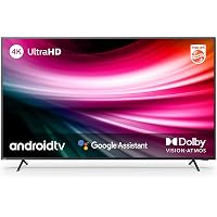 Philips 126 cm (50 inches) 4K Ultra HD LED Android Smart TV 50PUT8215/94 (Black) (2021 Model) | With Voice Assistant