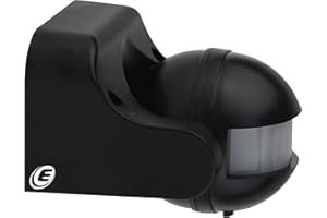 Electraline 58411 Sensore di Presenza di Movimento, Nero