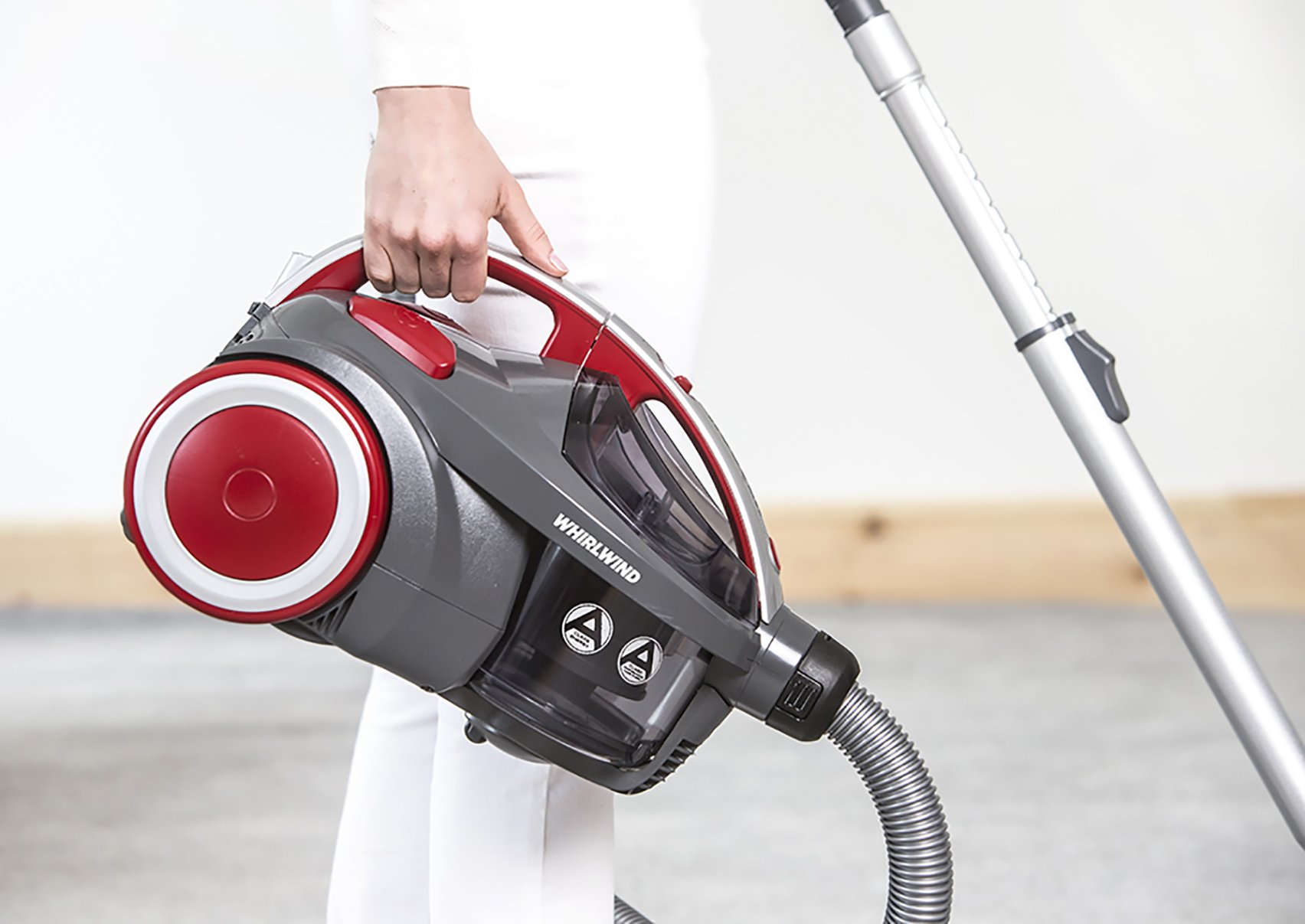 Hoover Whirlwind Pets Bagless Cylinder Vacuum Cleaner, SE71WR02
