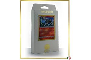 MY-BOOSTER Heatran 48/214 Holo Reverse - #myboost X Sole E Luna 8 Tuoni Perduti Box di 10 carte Pokémon Italiane