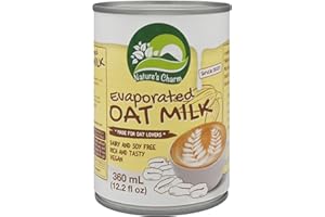 NATURE'S CHARM NATURE'S CHARN Bebida de avena espesa y azucarada - Leche condensada vegana - óptimo para café y postres - 1 x 360 ml