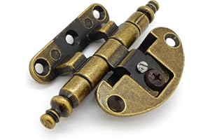 Kastenscharnier gekröpft Messing Antik Optik 51 x 80 - Stilmelange Qualität aus Europa seit 1998