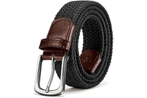 KEMISANT Ceinture Élastique, Ceinture HommeTressée de Golf Ceinture Tissus Femme et Homme,35mm