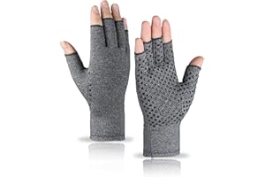VITTO - 1 paire de gants anti-arthrite avec une bonne préhension - offrent chaleur et compression qui aident à augmenter la circulation, à réduire les douleurs et favoriser la guérison (taille M)