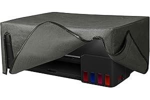 kwmobile Dust Cover Compatible with Canon PIXMA G650 / G620 - Printer Case - Fabric Protector Cover - Dark Grey