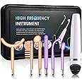 HomdMarket High Frequency Aesthetic, High Frequency Facial Machine with 6 Neon and Argon Wands - Boost Your Skin - Clear, Firm and Firm